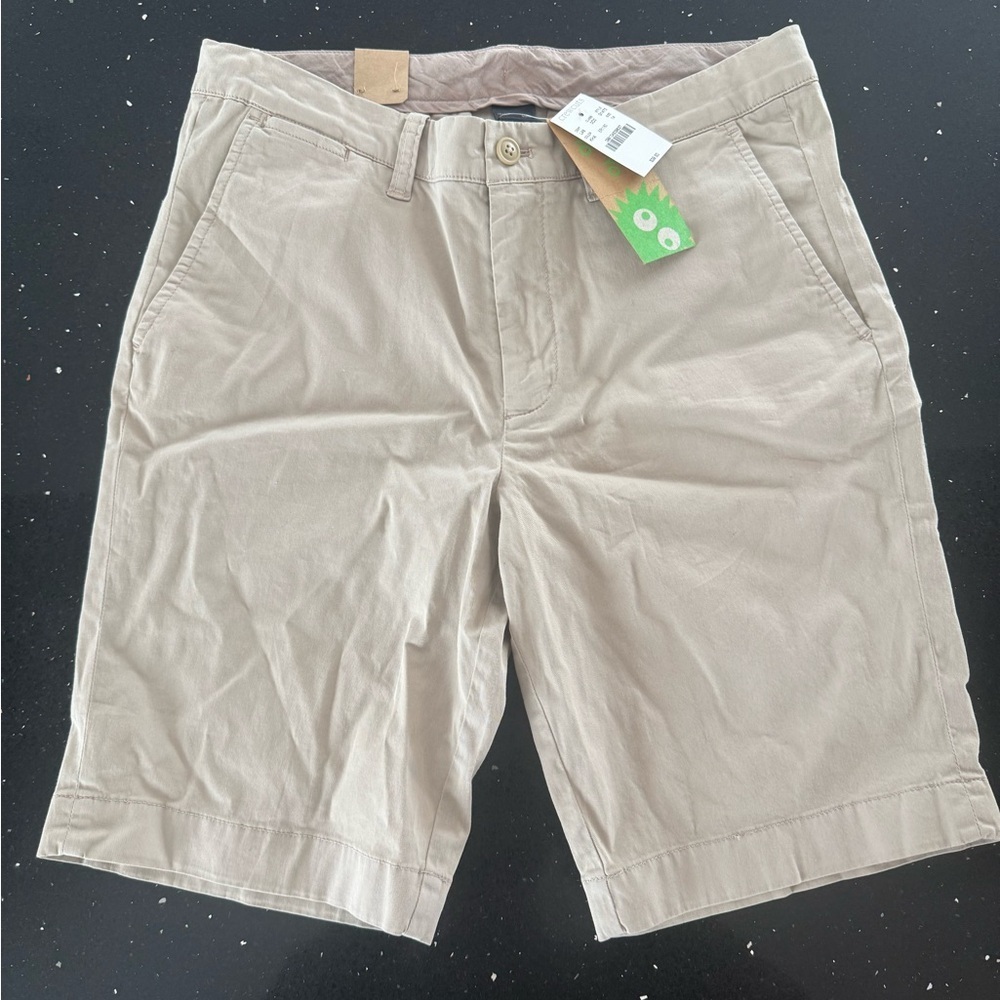 Crewcuts Stanton Beige Flat Front Shorts